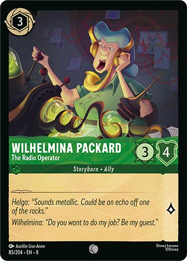 Wilhelmina Packard - The Radio Operator (85/204) [Reign of Jafar] | The CG Realm
