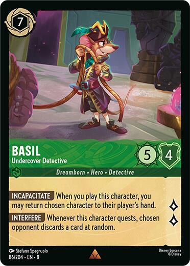 Basil - Undercover Detective (86/204) [Reign of Jafar] | The CG Realm