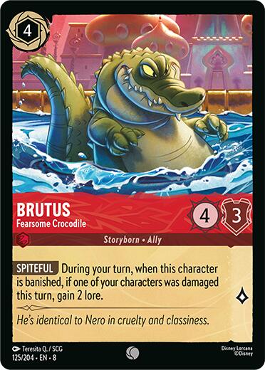 Brutus - Fearsome Crocodile (125/204) [Reign of Jafar] | The CG Realm