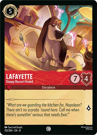 Lafayette - Sleepy Basset Hound (132/204) [Reign of Jafar] | The CG Realm
