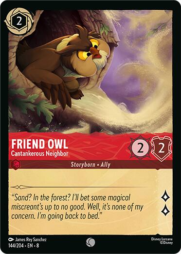 Friend Owl - Cantankerous Neighbor (144/204) [Reign of Jafar] | The CG Realm