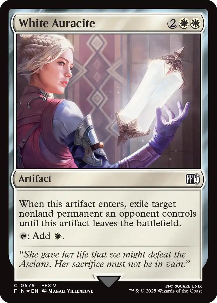 White Auracite (Surge Foil) [FINAL FANTASY] | The CG Realm
