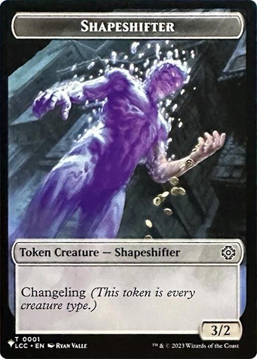 Shapeshifter // Cat Double-Sided Token [Secret Lair Drop Series] | The CG Realm