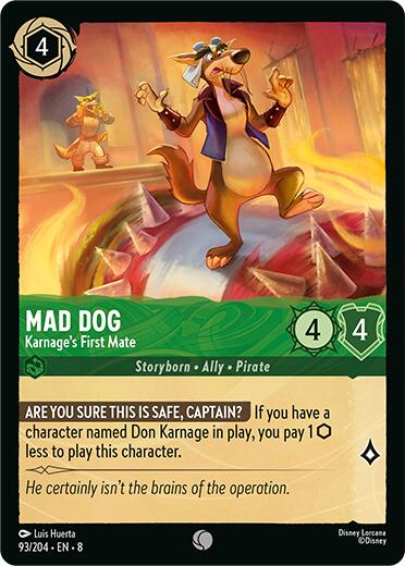 Mad Dog - Karnage's First Mate (93/204) [Reign of Jafar] | The CG Realm