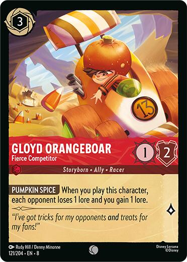 Gloyd Orangeboar - Fierce Competitor (121/204) [Reign of Jafar] | The CG Realm