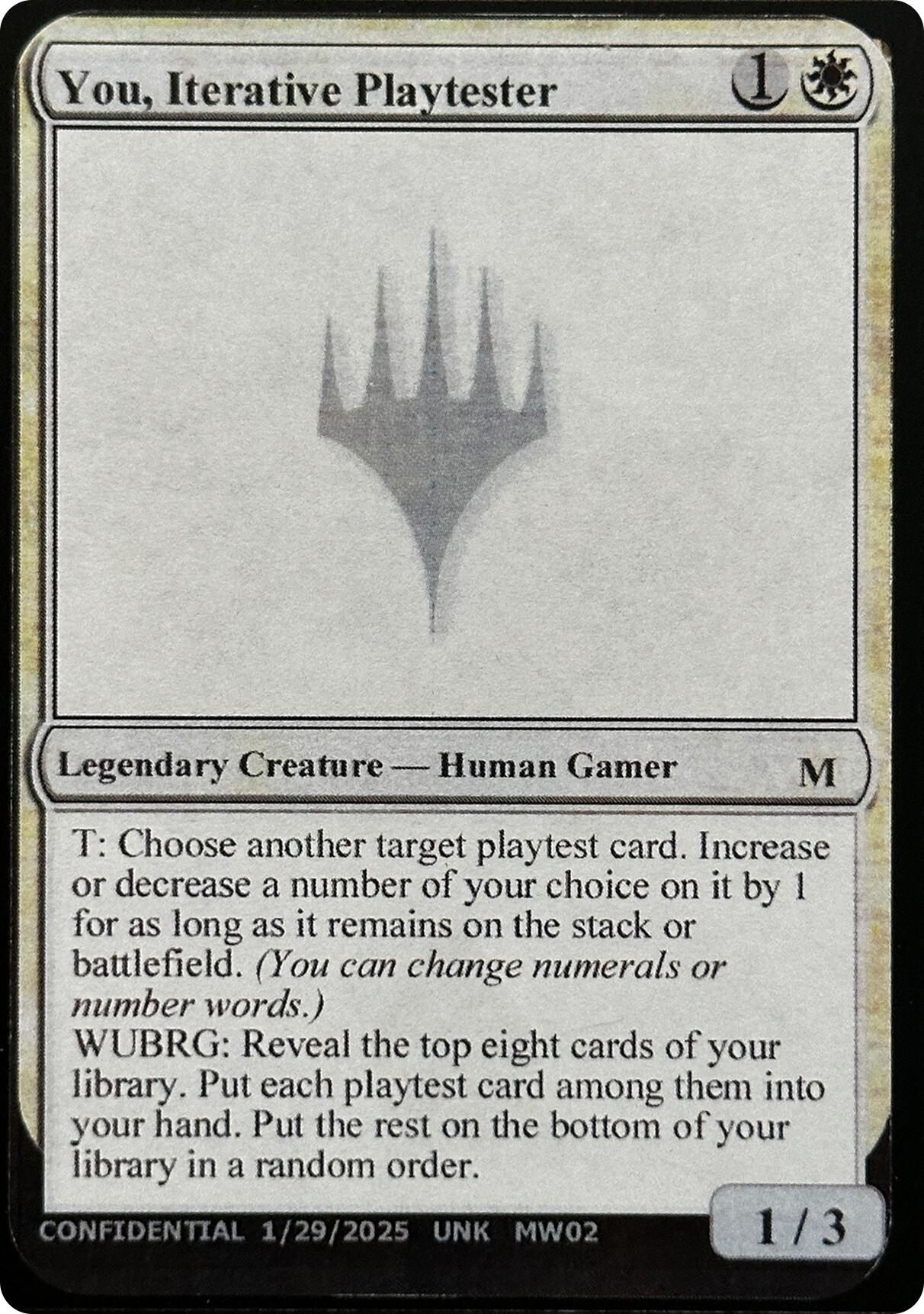 You, Iterative Playtester [Unknown Event] | The CG Realm