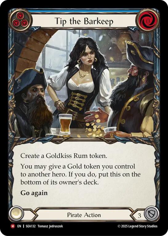 Tip the Barkeep [SEA132] (High Seas)  Rainbow Foil | The CG Realm