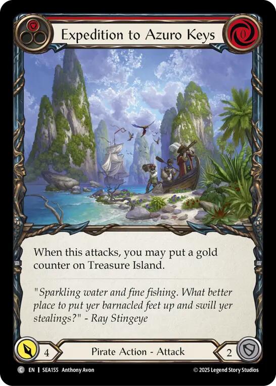 Expedition to Azuro Keys [SEA155] (High Seas)  Rainbow Foil | The CG Realm