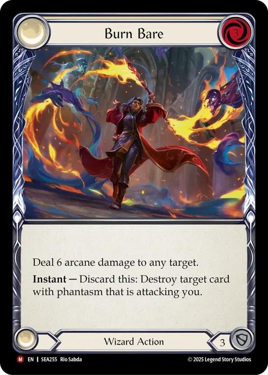 Burn Bare [SEA255] (High Seas)  Rainbow Foil | The CG Realm