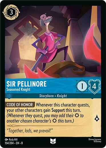 Sir Pellinore - Seasoned Knight (154/204) [Reign of Jafar] | The CG Realm