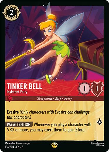 Tinker Bell - Insistent Fairy (136/204) [Reign of Jafar] | The CG Realm