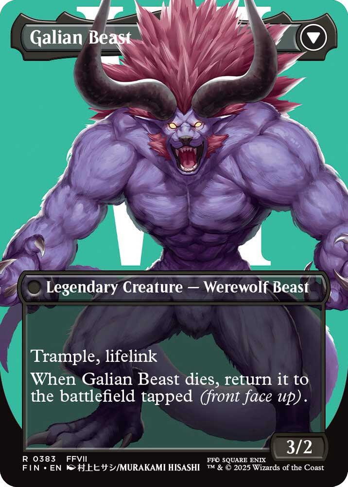 Vincent Valentine // Galian Beast (Borderless) [FINAL FANTASY] | The CG Realm
