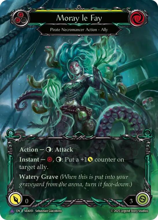 Moray le Fay (Marvel) [SEA051] (High Seas)  Cold Foil | The CG Realm