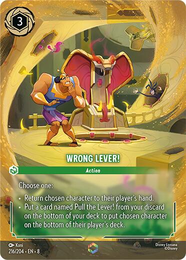 Wrong Lever! (Enchanted) (216/204) [Reign of Jafar] | The CG Realm
