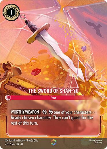 The Sword of Shan Yu (Enchanted) (219/204) [Reign of Jafar] | The CG Realm