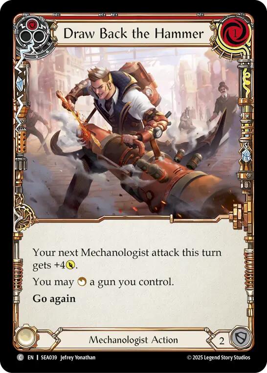 Draw Back the Hammer [SEA039] (High Seas)  Rainbow Foil | The CG Realm