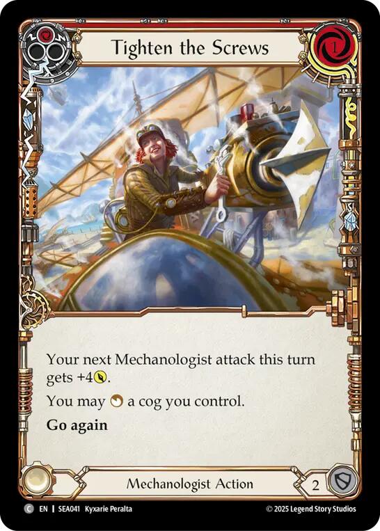 Tighten the Screws [SEA041] (High Seas)  Rainbow Foil | The CG Realm