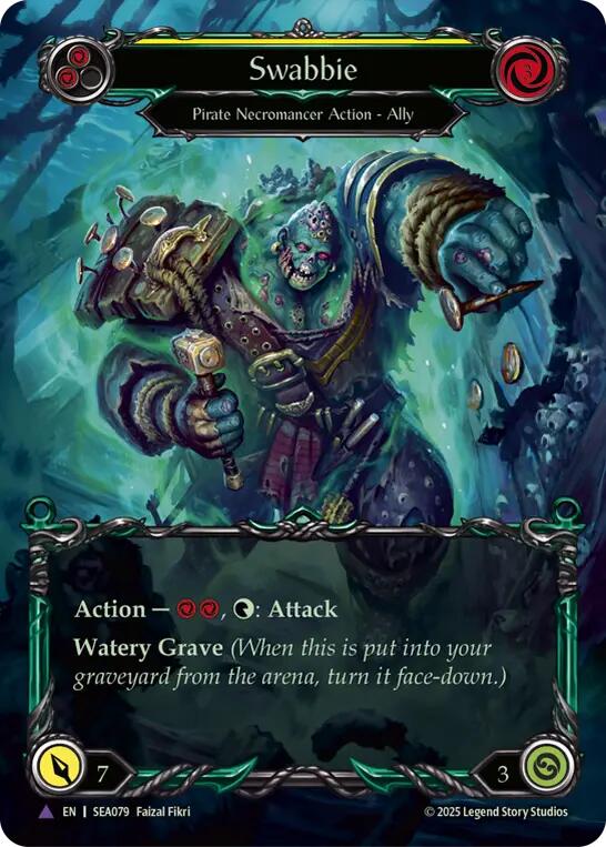 Swabbie (Marvel) [SEA079] (High Seas)  Cold Foil | The CG Realm