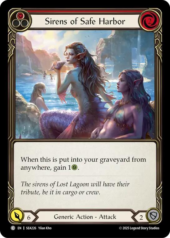Sirens of Safe Harbor (Red) [SEA226] (High Seas) | The CG Realm
