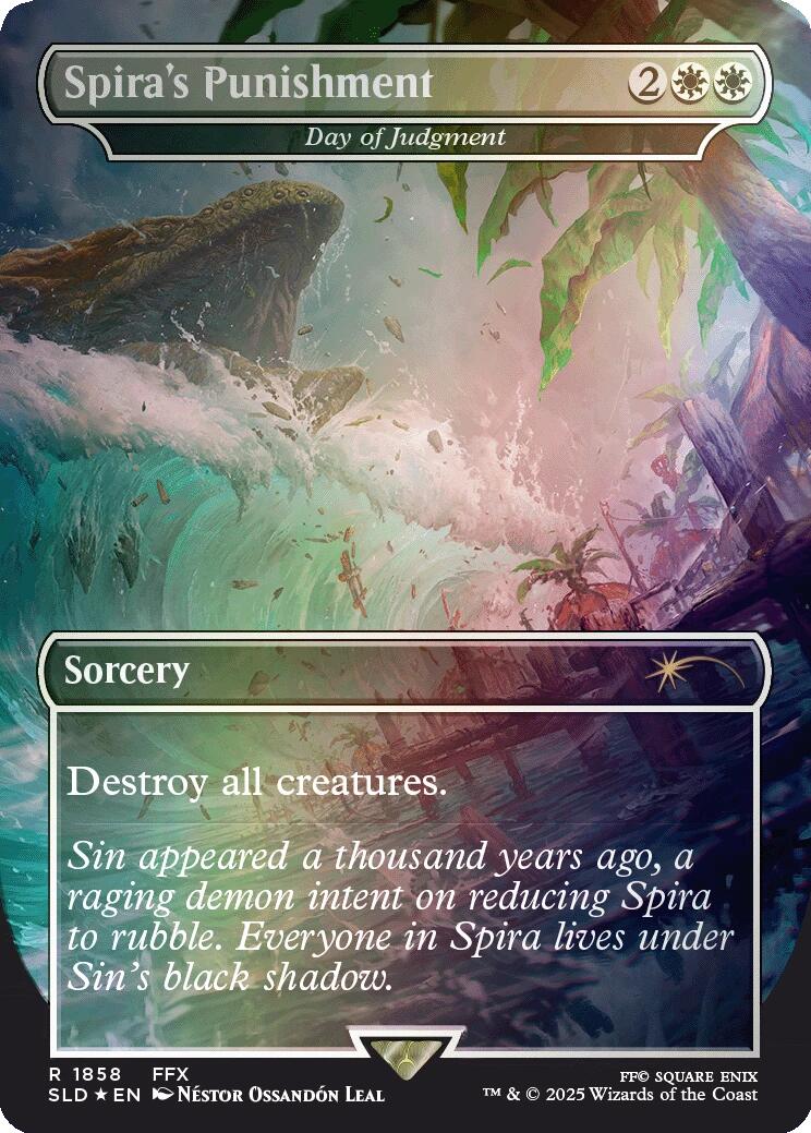 Spira's Punishment - Day of Judgment (Rainbow Foil) [Secret Lair Drop Series] | The CG Realm