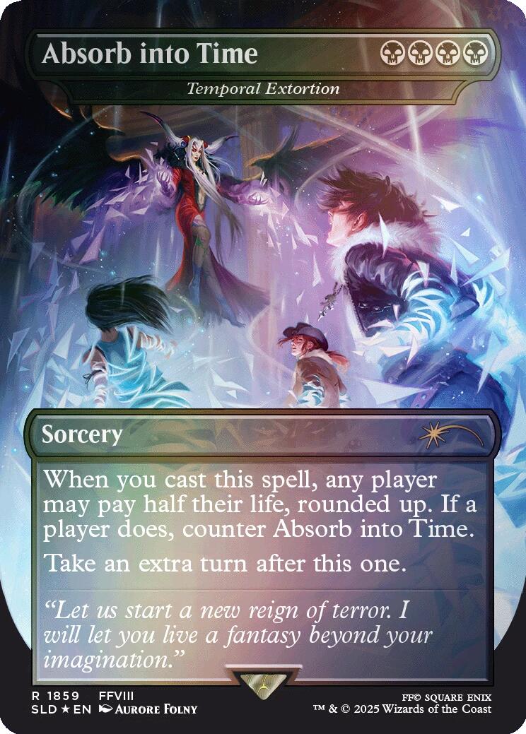 Absorb into Time - Temporal Extortion (Rainbow Foil) [Secret Lair Drop Series] | The CG Realm