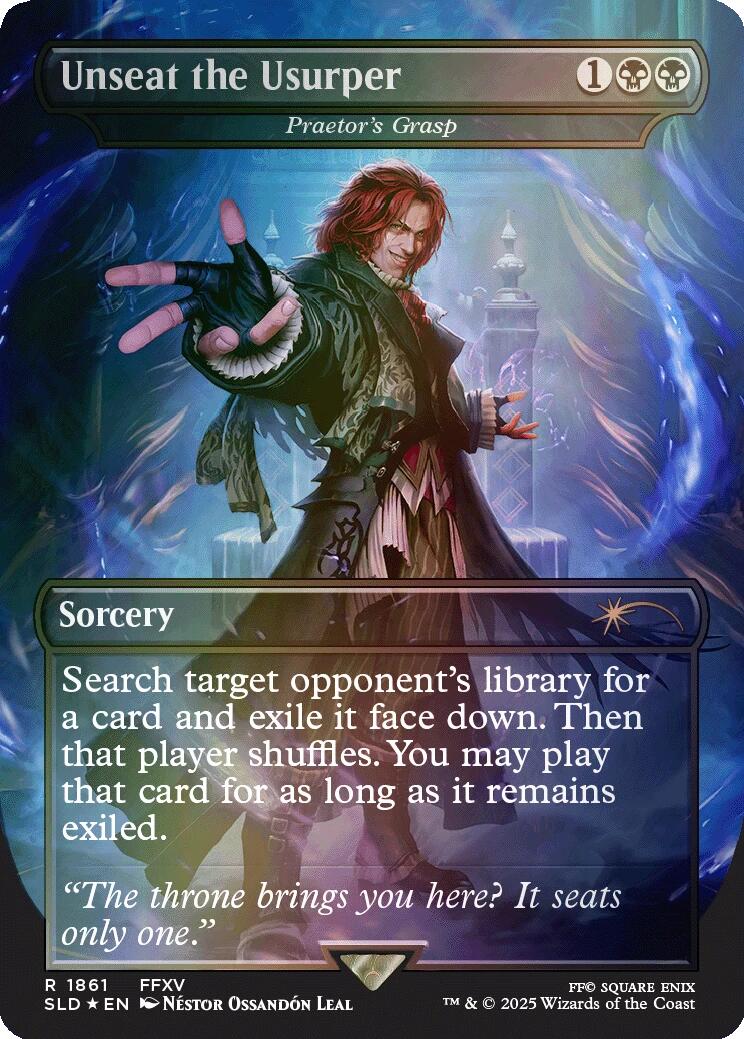 Unseat the Usurper - Praetor's Grasp (Rainbow Foil) [Secret Lair Drop Series] | The CG Realm