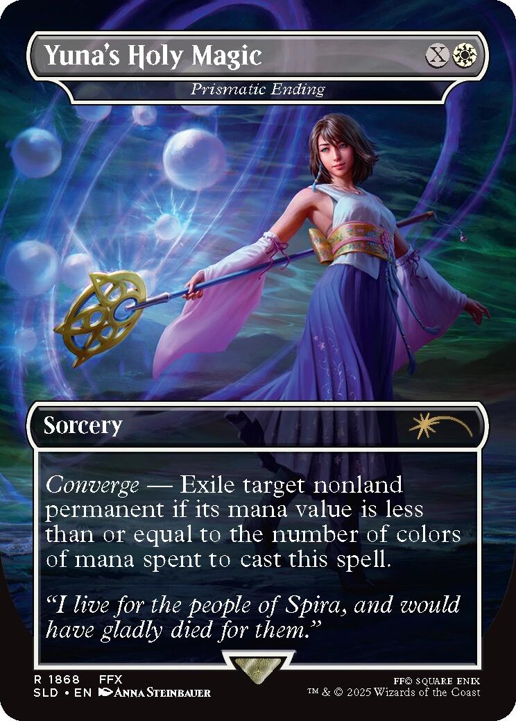 Yuna's Holy Magic - Prismatic Ending [Secret Lair Drop Series] | The CG Realm
