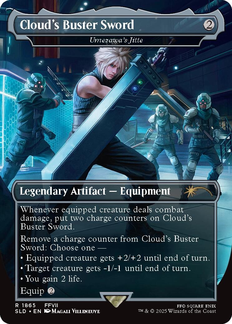 Cloud's Buster Sword - Umezawa's Jitte [Secret Lair Drop Series] | The CG Realm