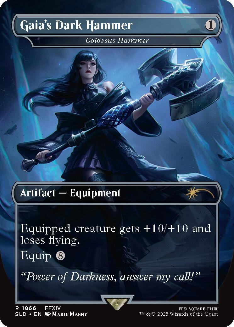 Gaia's Dark Hammer - Colossus Hammer [Secret Lair Drop Series] | The CG Realm
