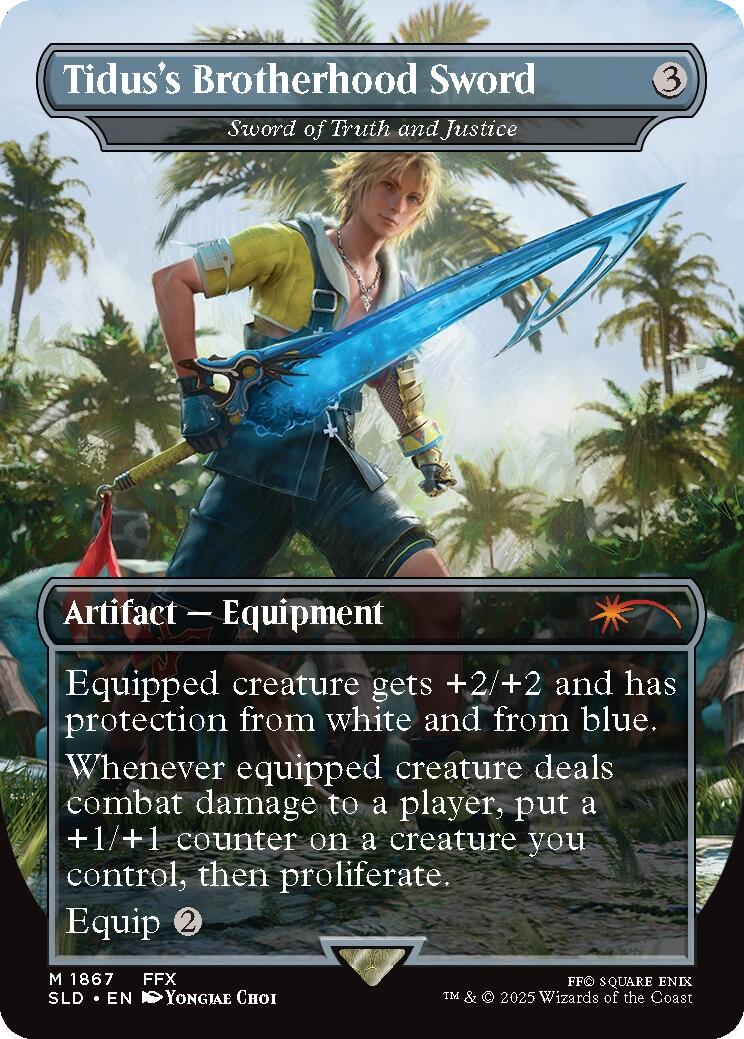 Tidus's Brotherhood Sword - Sword of Truth and Justice [Secret Lair Drop Series] | The CG Realm