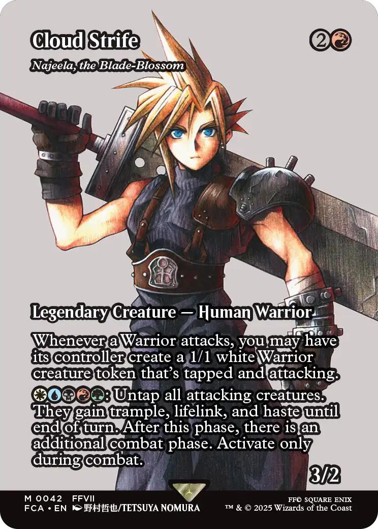 Cloud Strife - Najeela, the Blade-Blossom (Showcase) [FINAL FANTASY : Through the Ages] | The CG Realm