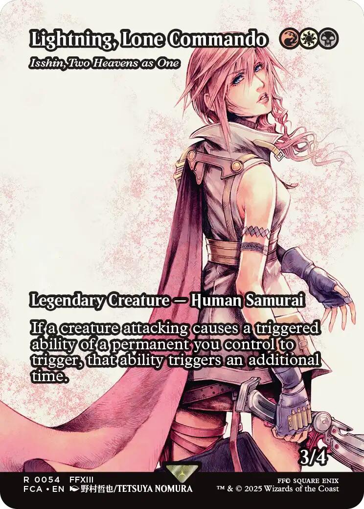 Lightning, Lone Commando - Isshin, Two Heavens as One (Showcase) [FINAL FANTASY : Through the Ages] | The CG Realm