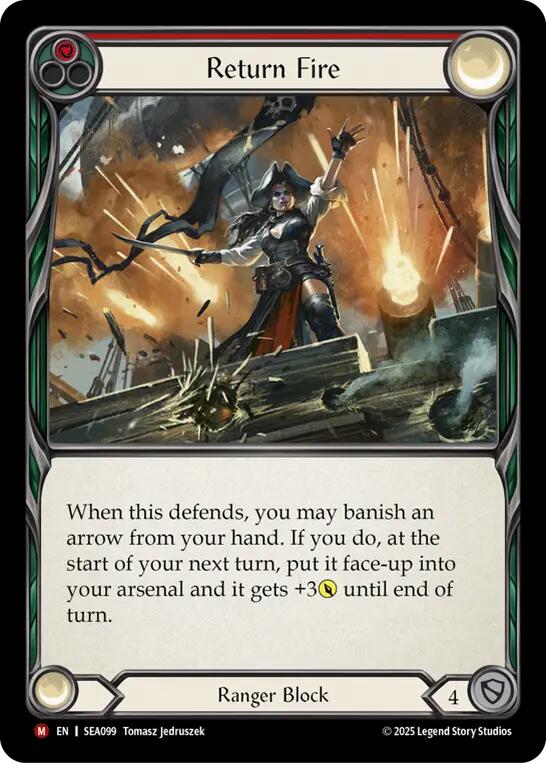 Return Fire [SEA099] (High Seas)  Rainbow Foil | The CG Realm