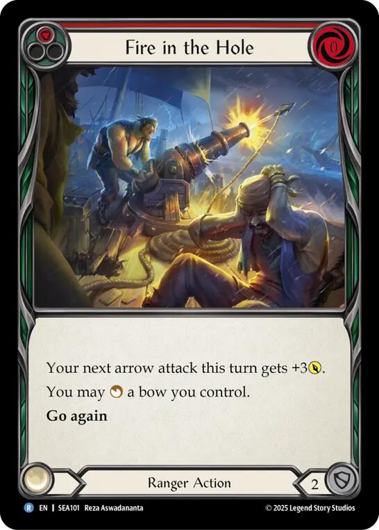 Fire in the Hole [SEA101] (High Seas)  Rainbow Foil | The CG Realm