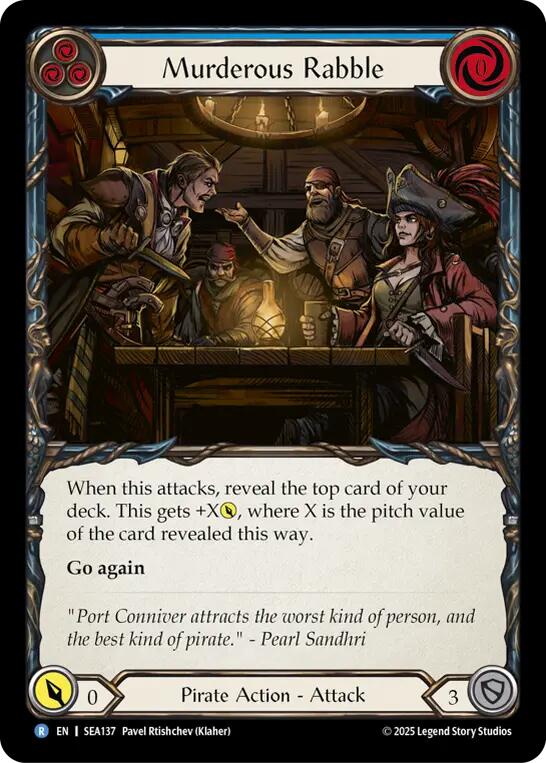 Murderous Rabble [SEA137] (High Seas)  Rainbow Foil | The CG Realm
