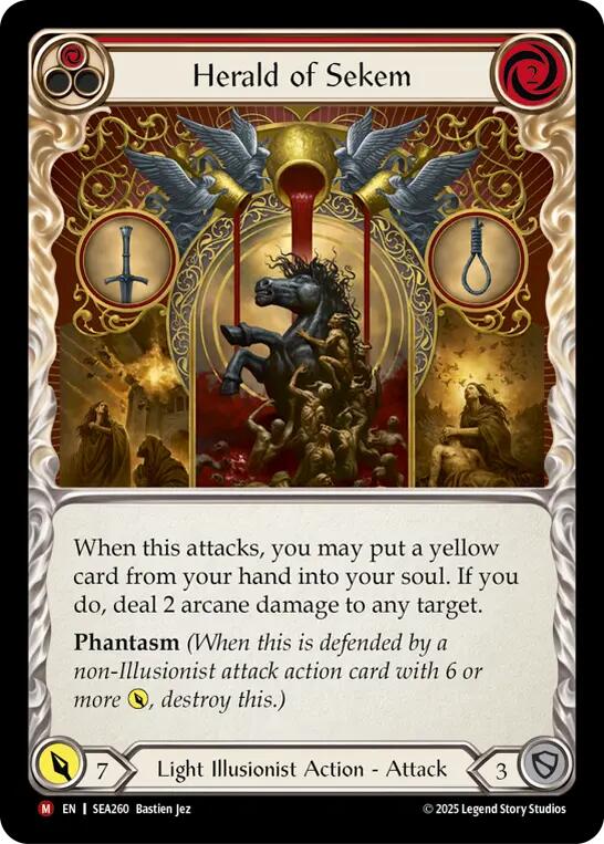 Herald of Sekem [SEA260] (High Seas)  Rainbow Foil | The CG Realm