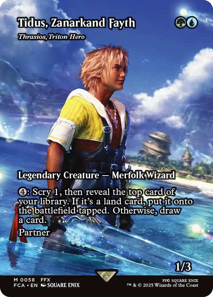 Tidus, Zanarkand Fayth - Thrasios, Triton Hero (Showcase) [FINAL FANTASY : Through the Ages] | The CG Realm