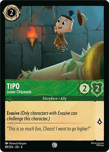 Tipo - Junior Chipmunk (89/204) [Reign of Jafar] | The CG Realm