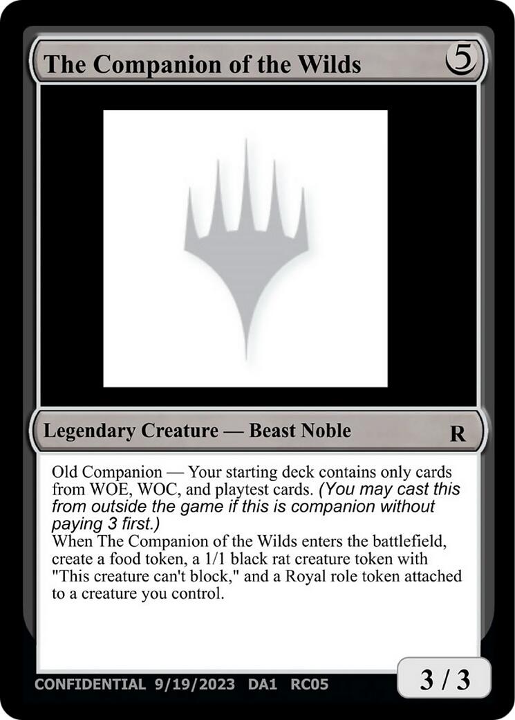 The Companion of the Wilds [Unknown Event] | The CG Realm