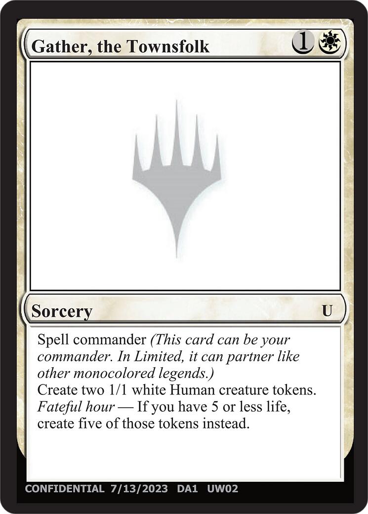 Gather, the Townsfolk [Unknown Event] | The CG Realm