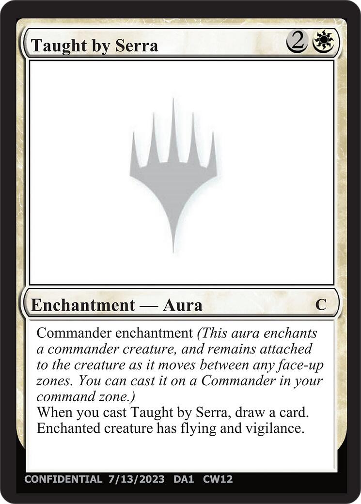 Taught by Serra [Unknown Event] | The CG Realm