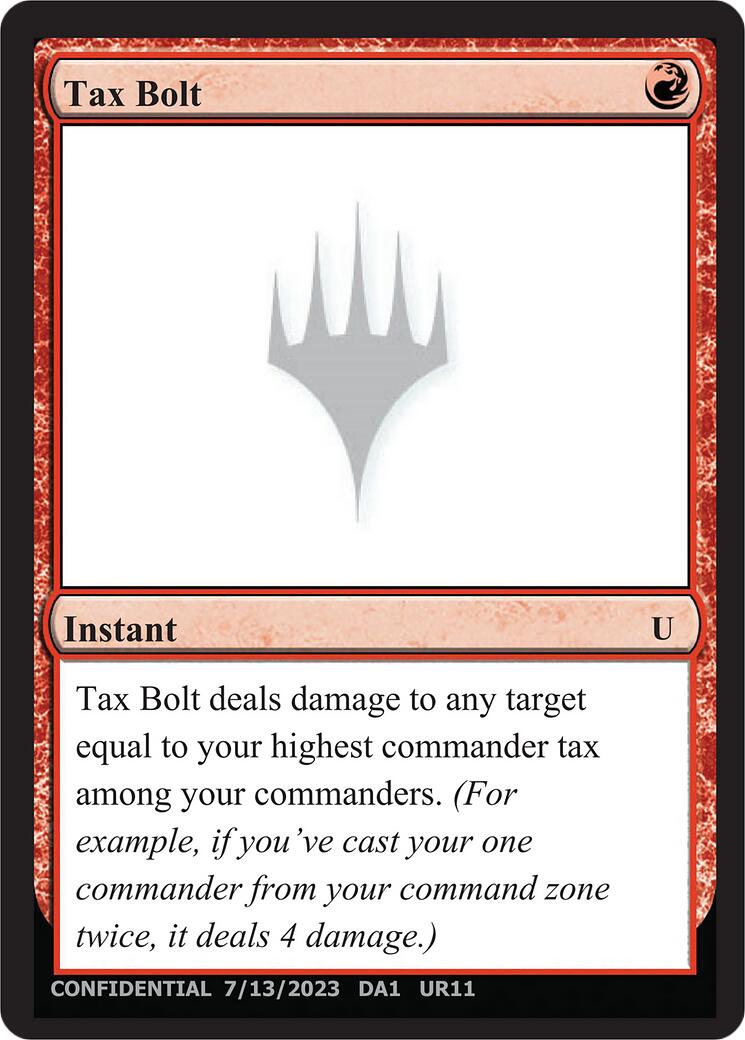 Tax Bolt [Mystery Booster] | The CG Realm