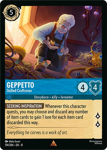 Geppetto – Skilled Craftsman (174/204) [Reign of Jafar] | The CG Realm
