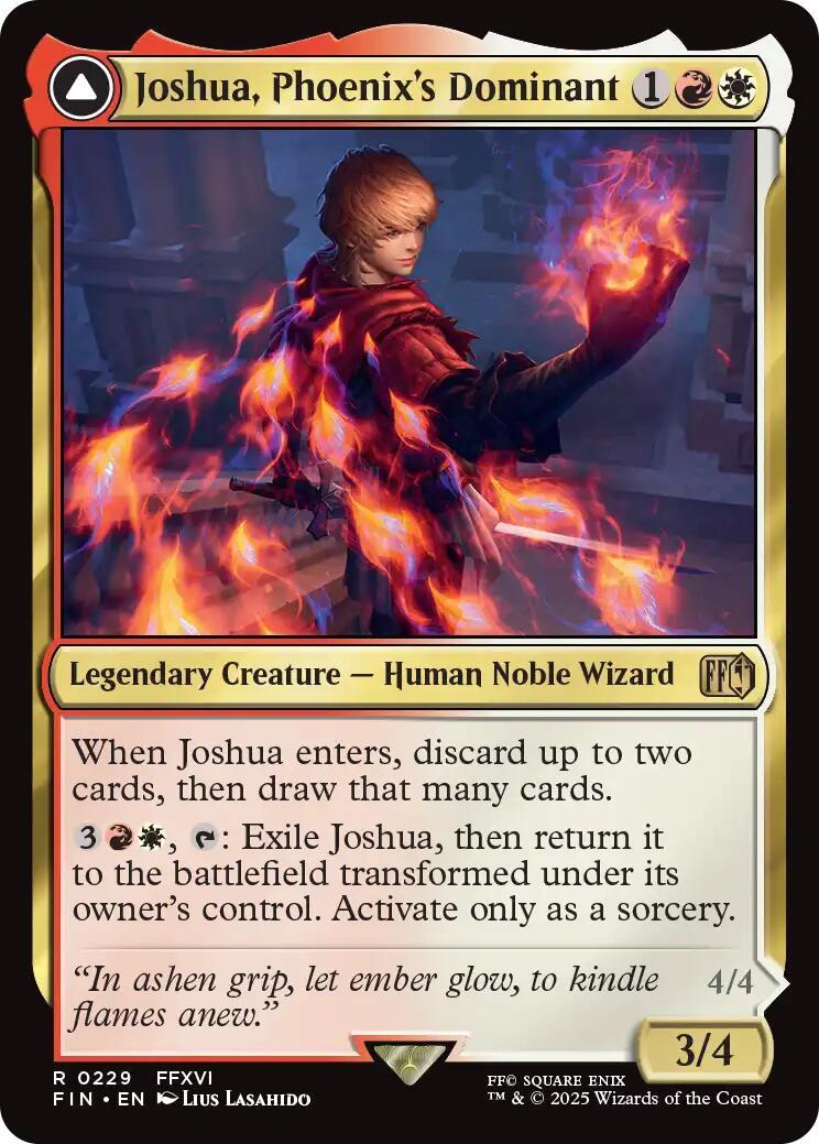 Joshua, Phoenix's Dominant (FIN-229) - FINAL FANTASY: (enchantment)
