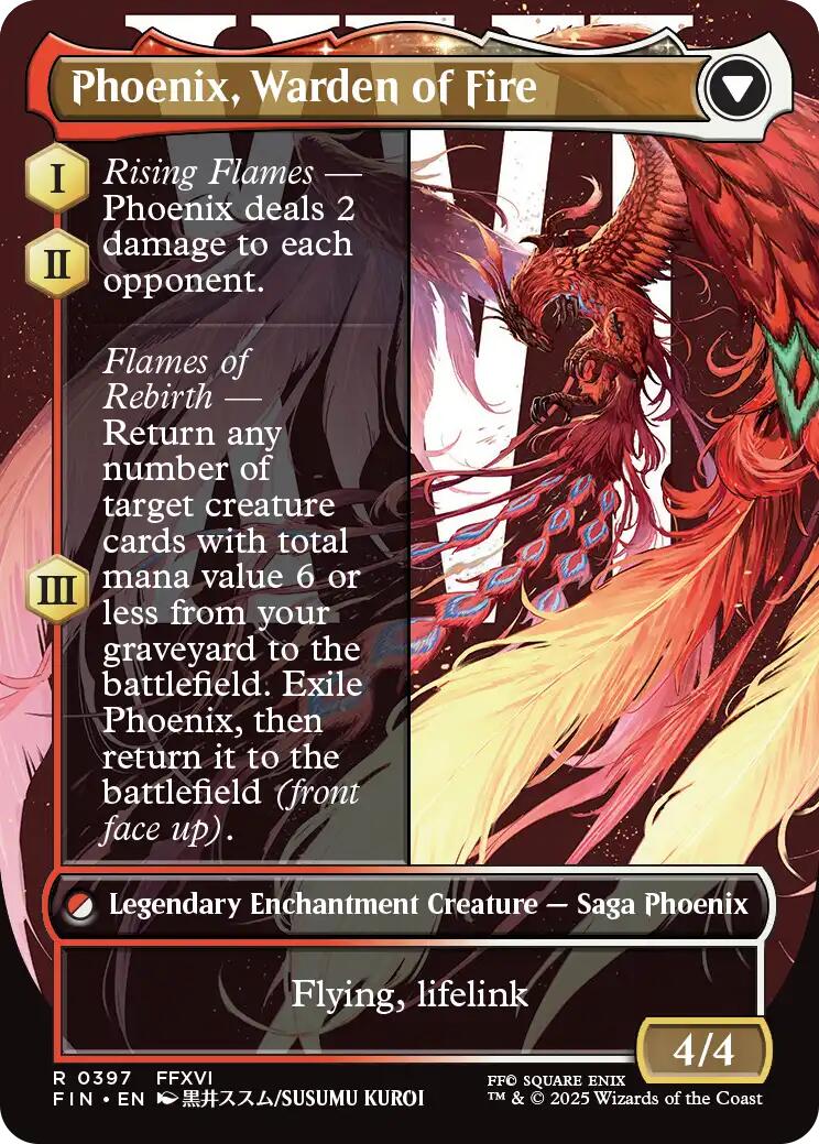 Joshua, Phoenix's Dominant (Borderless) (FIN-397) - FINAL FANTASY: (enchantment)