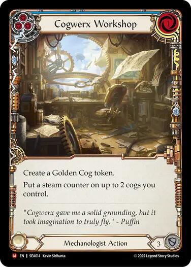Cogwerx Workshop [SEA014] (High Seas)  Rainbow Foil | The CG Realm