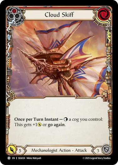 Cloud Skiff (Red) [SEA024] (High Seas) | The CG Realm