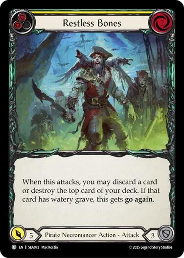 Restless Bones (Yellow) [SEA072] (High Seas) | The CG Realm