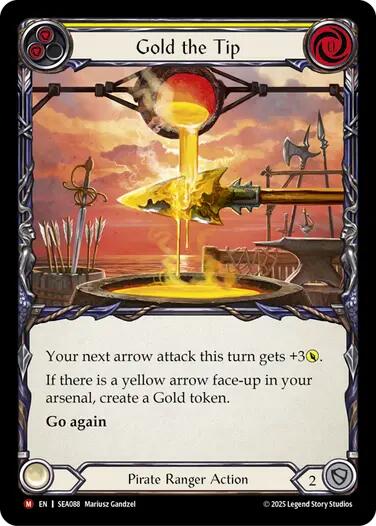 Gold the Tip [SEA088] (High Seas)  Rainbow Foil | The CG Realm