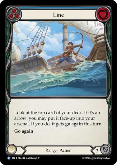 Line [SEA104] (High Seas)  Rainbow Foil | The CG Realm